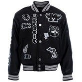 Jordan Craig Boys Motown Varsity Jacket (Dark Shadow)