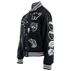 Jordan Craig Boys Motown Varsity Jacket (Dark Shadow)