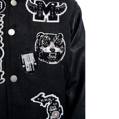 Big Men’s Motown Varsity Jacket (Gray Shadow)