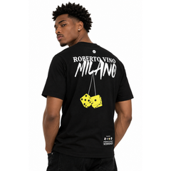Dice T-Shirt - Black/Yellow