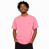 Liam Short Sleeve T-Shirt | Pink Cyber Metal