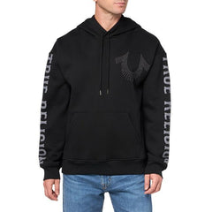 Relaxed Studded Pullover Hoodie