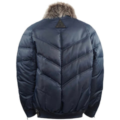 V Luxe Nylon Bomber