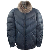 V Luxe Nylon Bomber