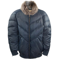 V Luxe Nylon Bomber