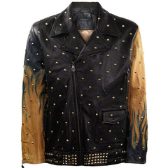 Studded Moto Biker