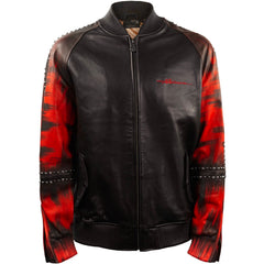 Artistry and Edge Hand-Painted Bomber
