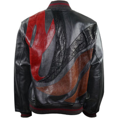 AL Gator Leather Bomber