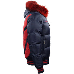 AL Nylon Puffer Bomber Jacket