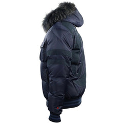 AL Nylon Puffer Bomber Jacket