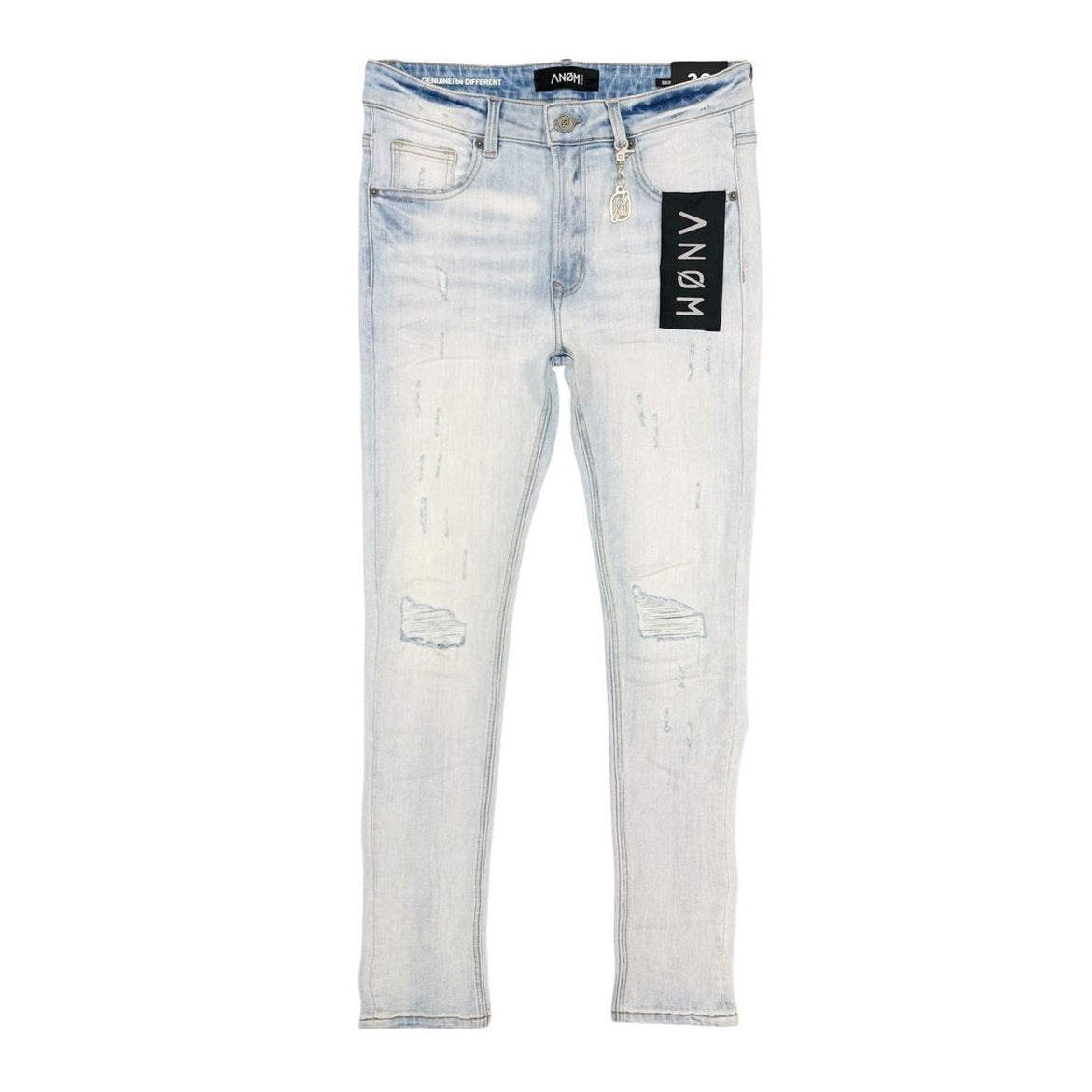 Jeans Slim Washed Blue Light BLUE ／LIGHT denim straight Slim anuans | Asket | Denim Cotton Organic パンツ