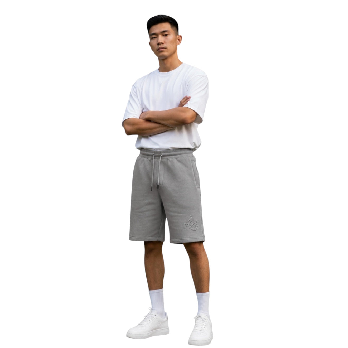 AL Embossed Shorts