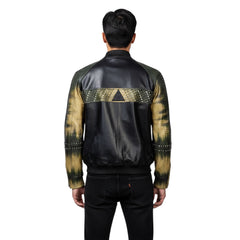 Artistry and Edge Hand-Painted Bomber