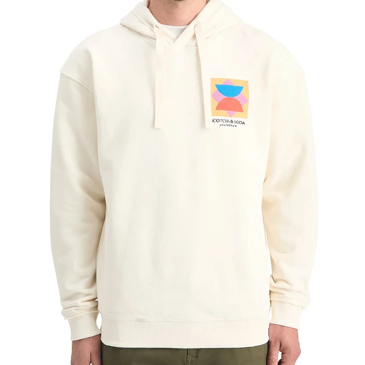 Patchwork Applique Hoodie