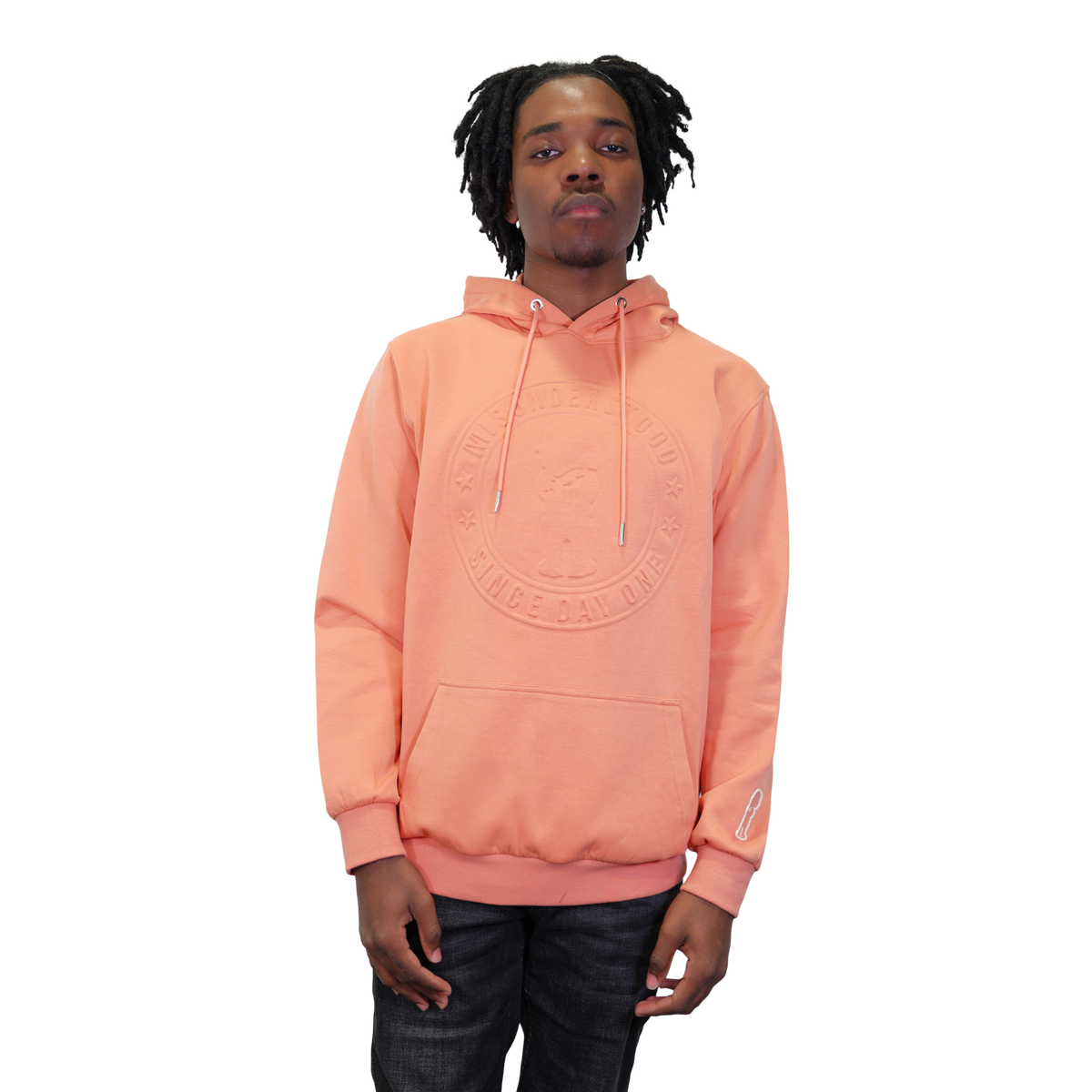 Misunderstood Embossed Pullover Hoodie