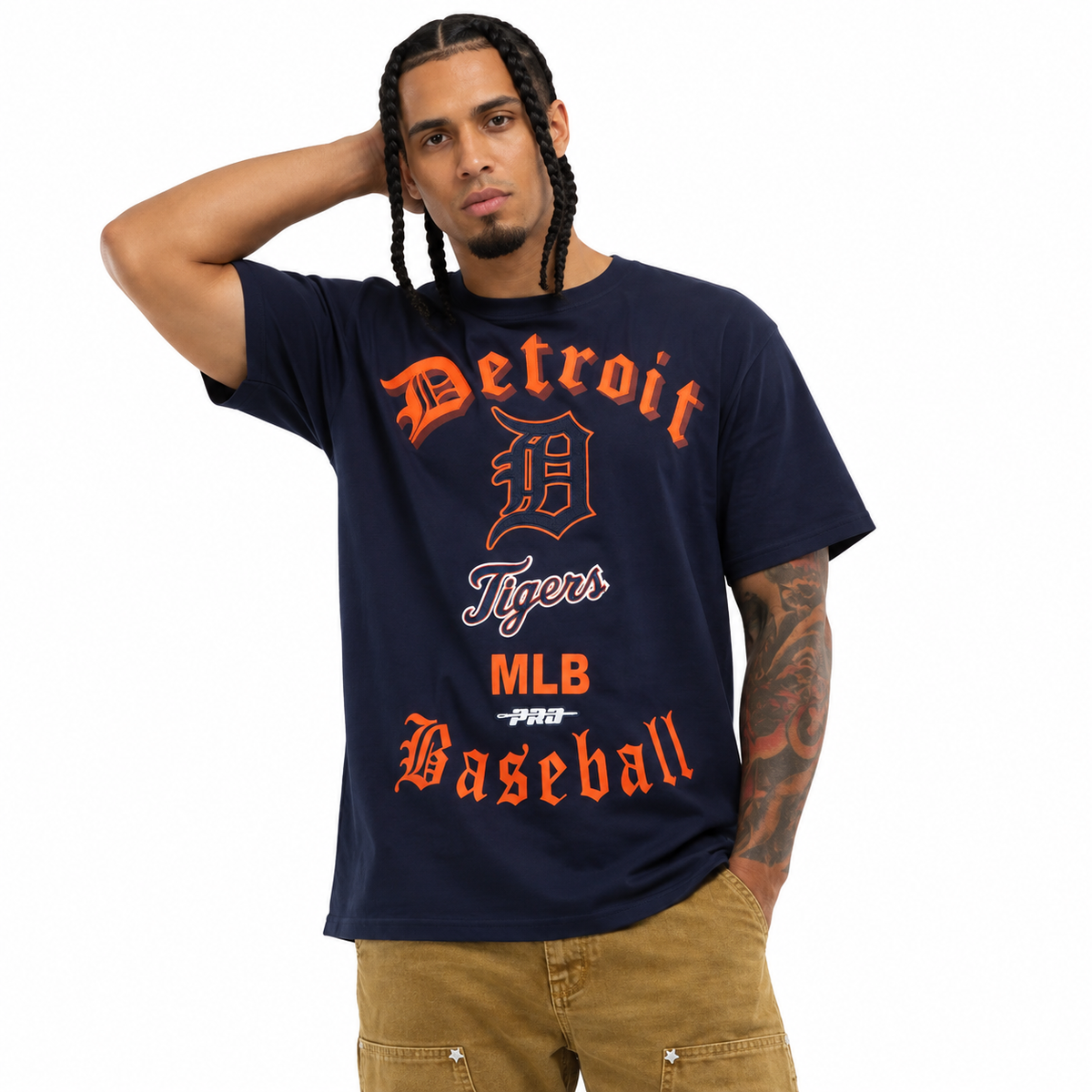Detroit Tiger's Old English Men's Top