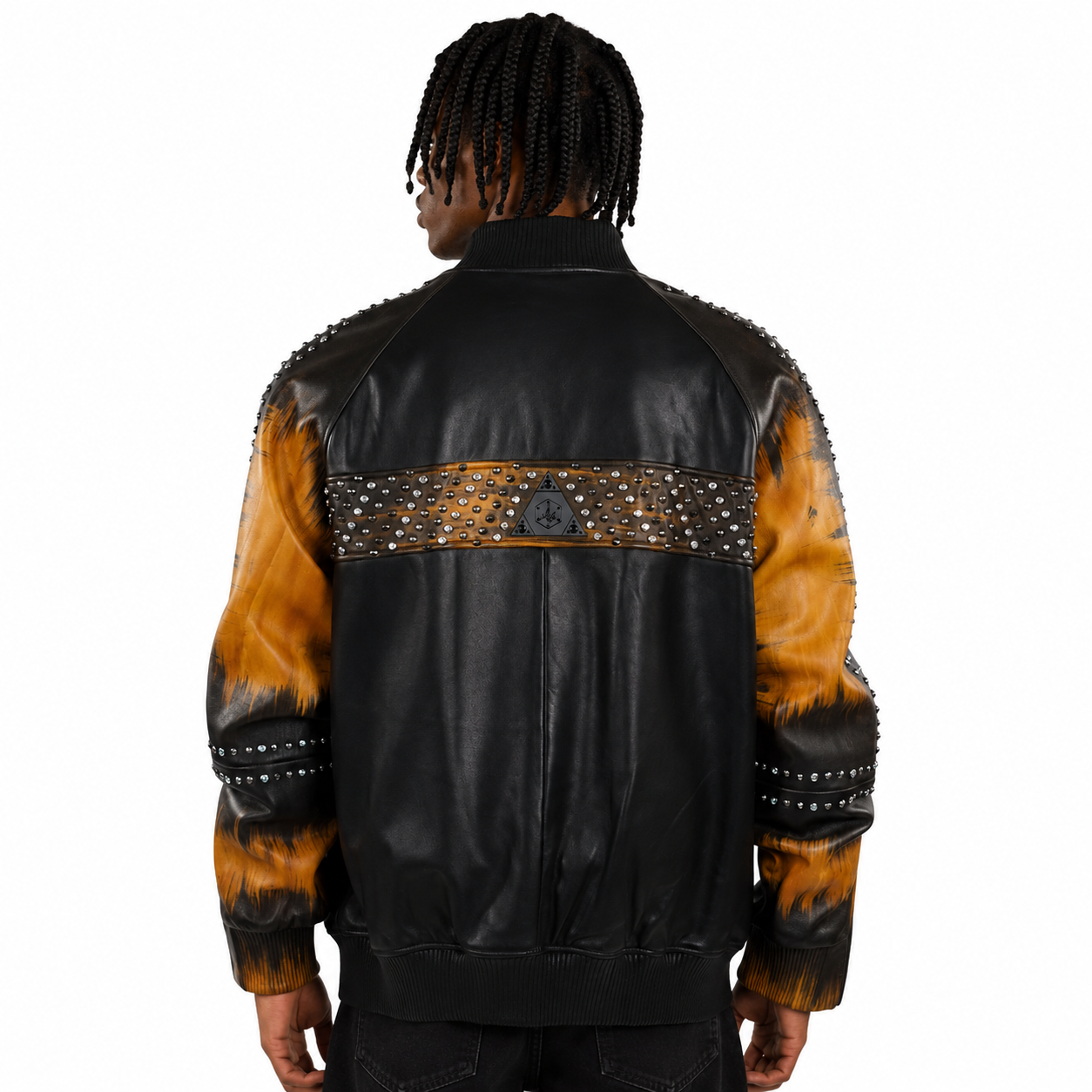 Artistry and Edge Hand-Painted Bomber