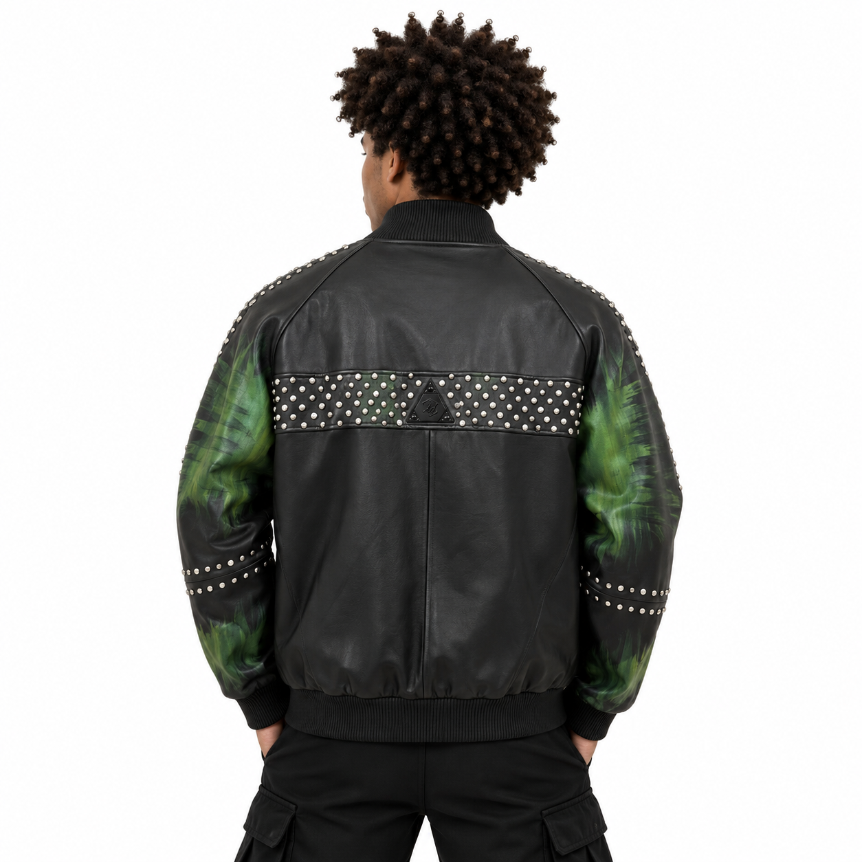 Artistry and Edge Hand-Painted Bomber