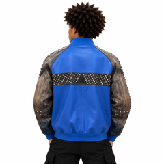 Artistry and Edge Hand-Painted Bomber