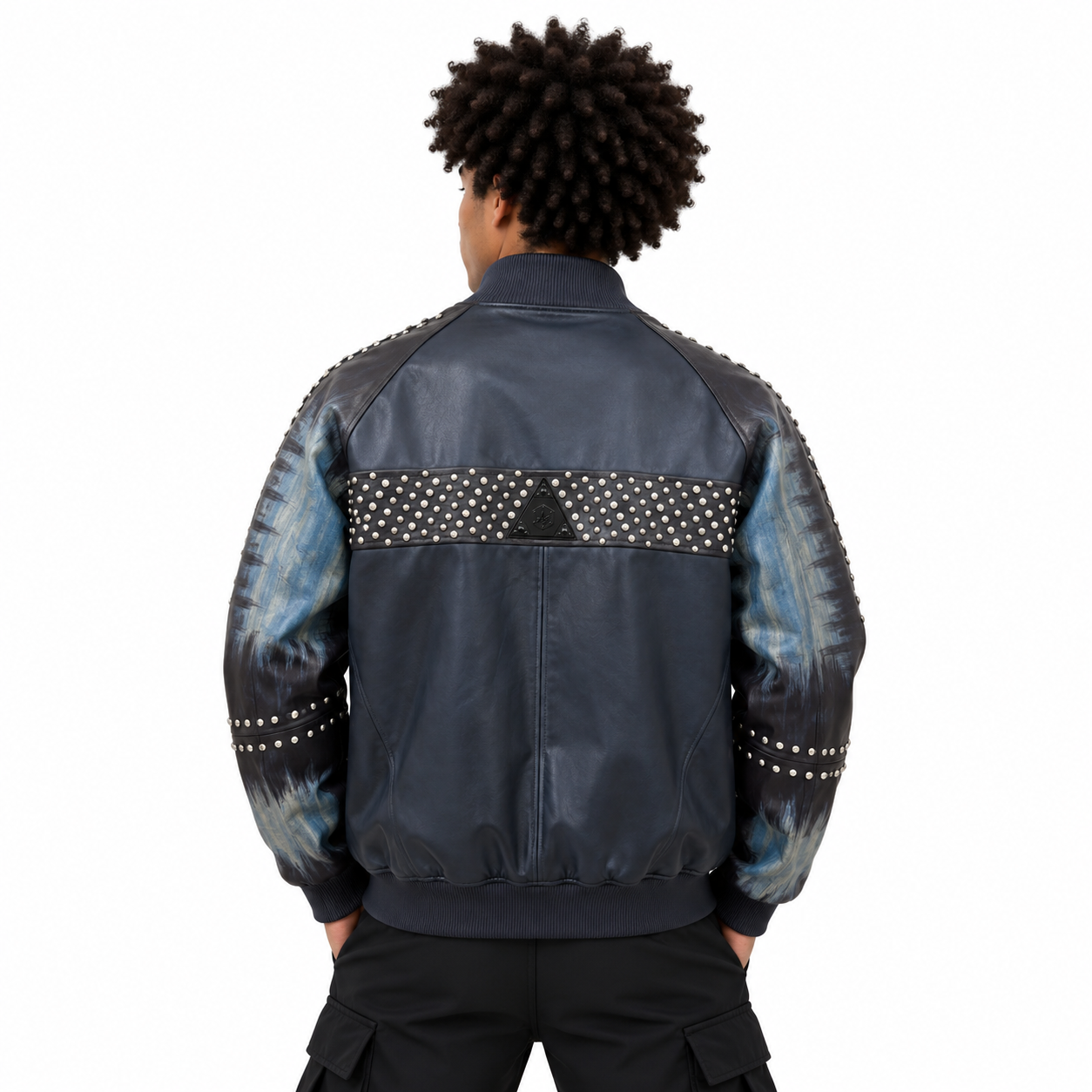 Artistry and Edge Hand-Painted Bomber