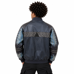 Artistry and Edge Hand-Painted Bomber