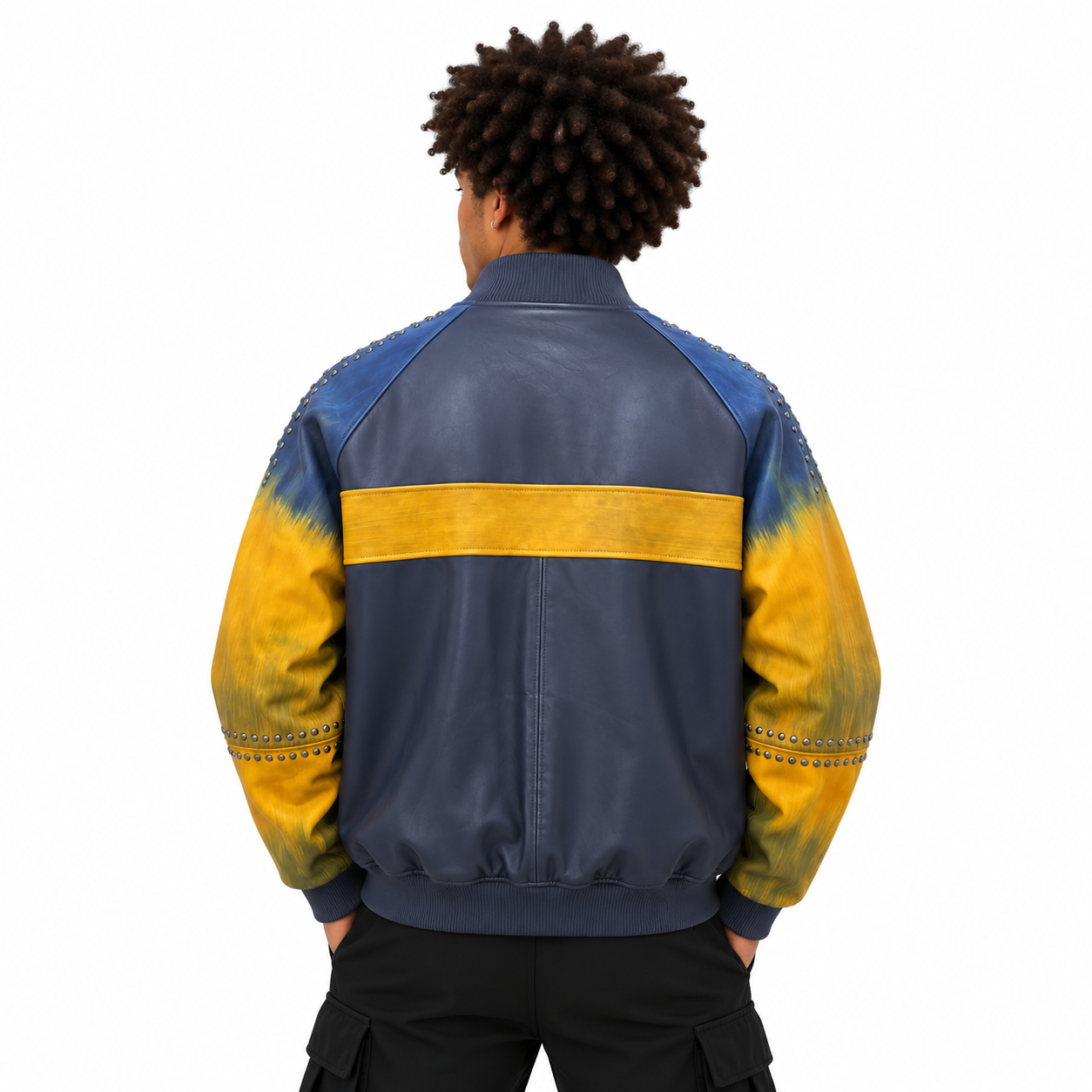Artistry and Edge Hand-Painted Bomber