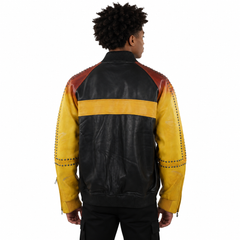 Artistry and Edge Hand-Painted Bomber