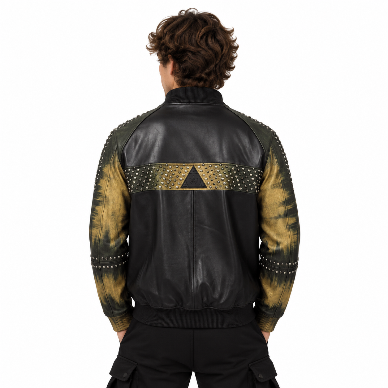 Artistry and Edge Hand-Painted Bomber