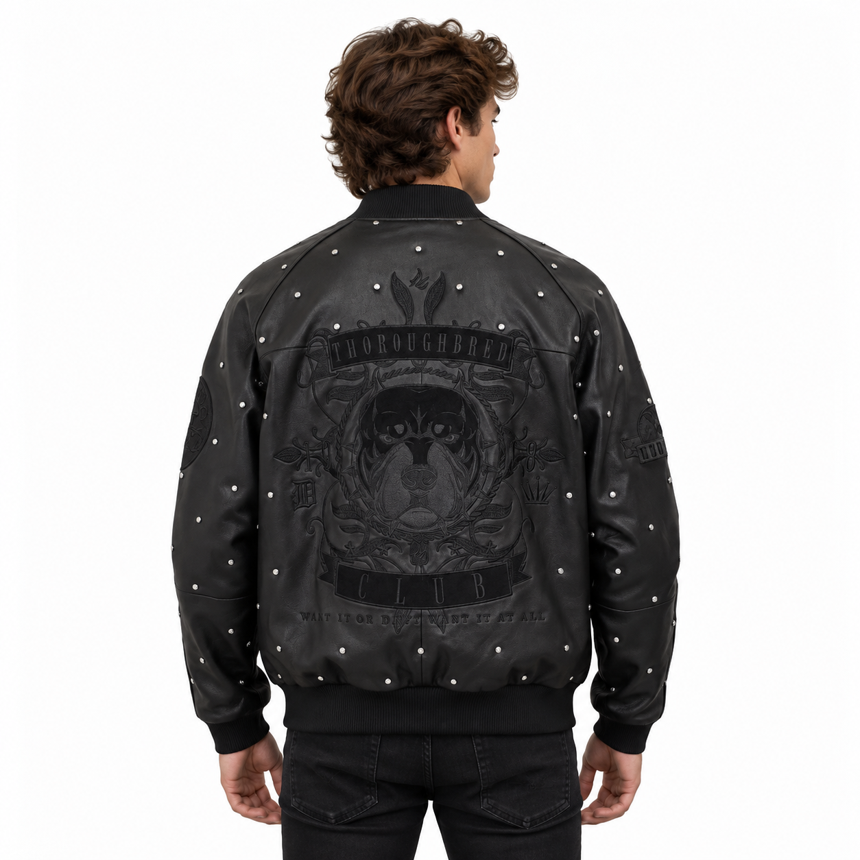 Bulldog Leather Bomber