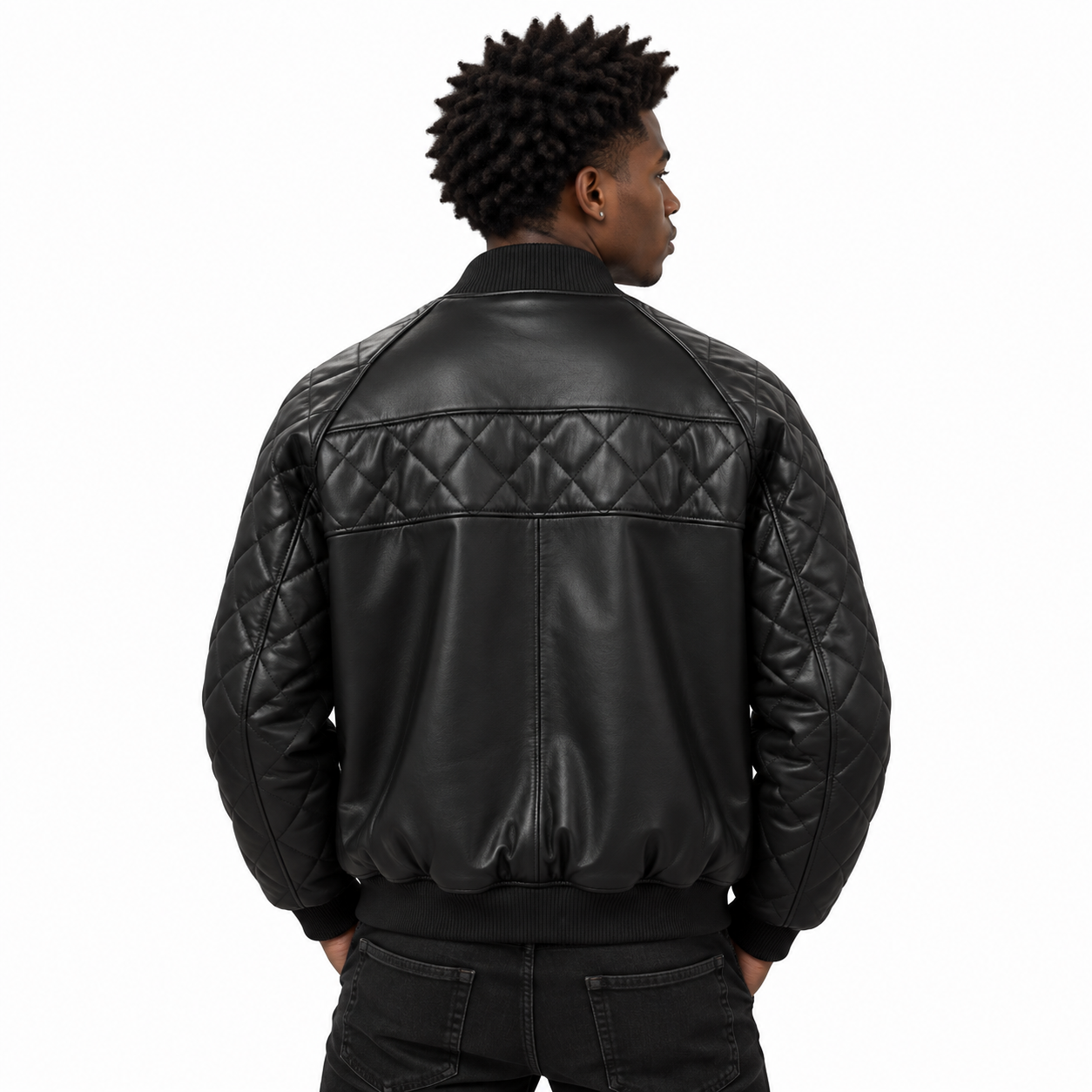 Atelier Leather Bomber