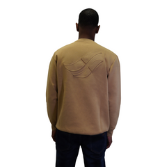 Embossed Crewneck Sweatshirt