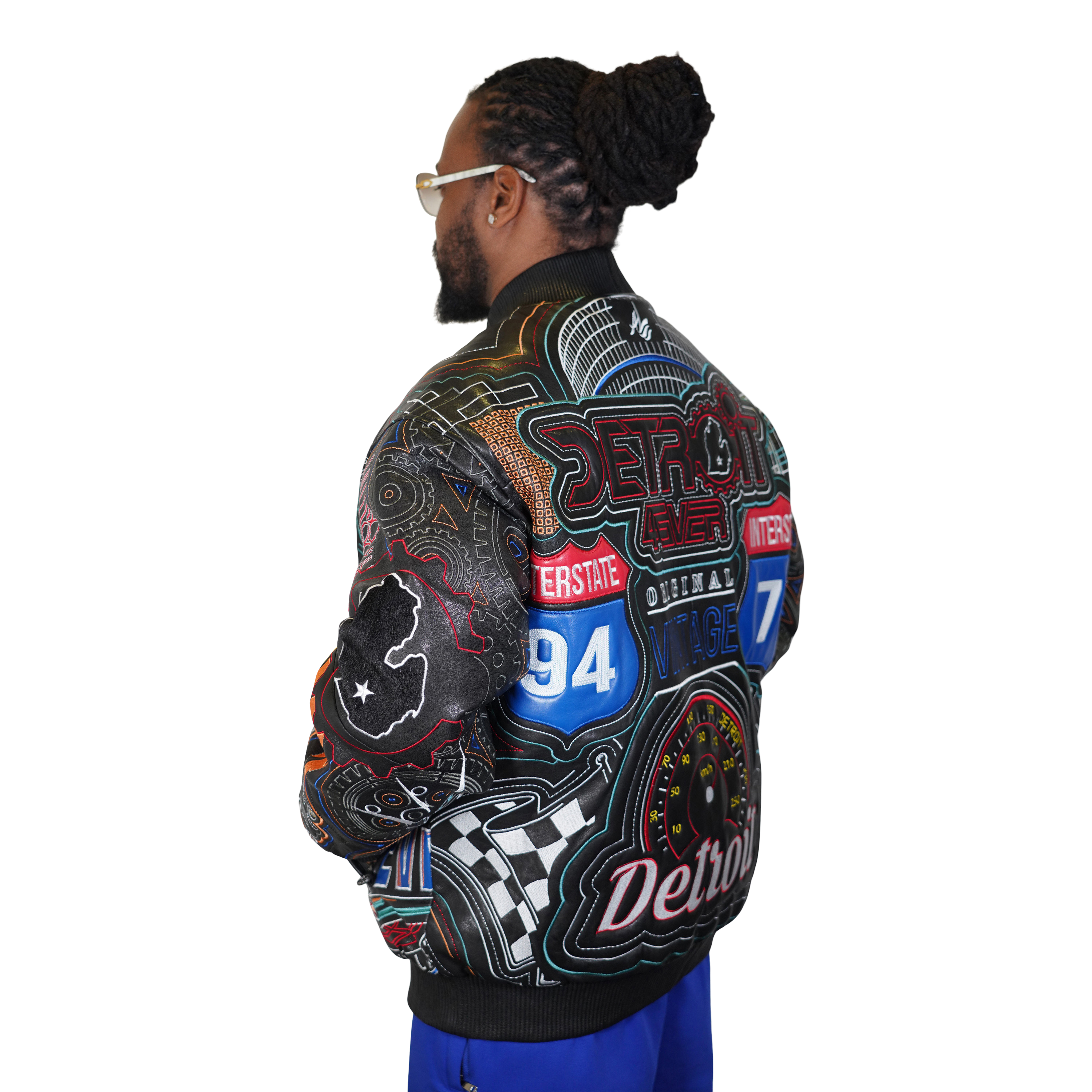 Detroit 4Ever Embroidered Bomber