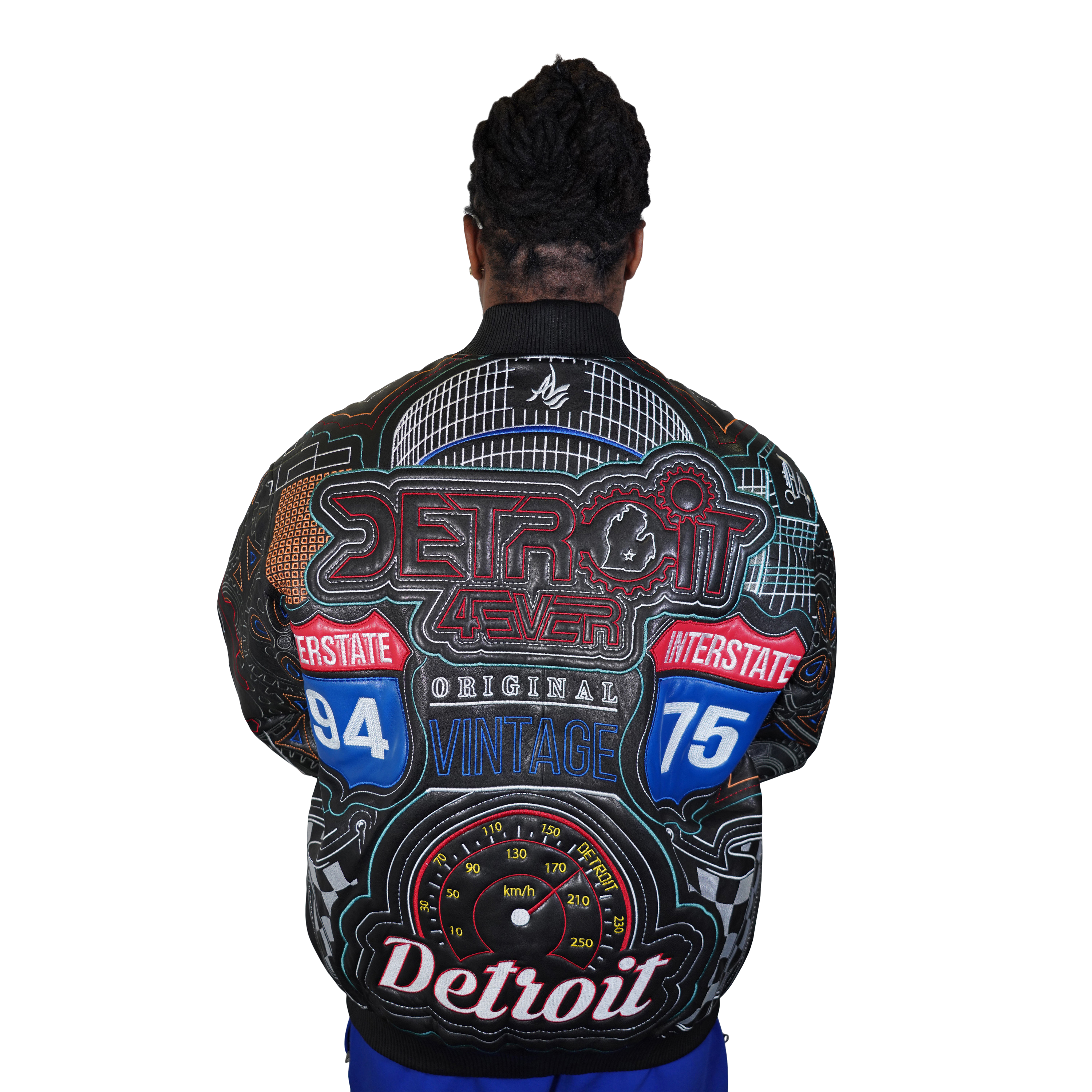 Detroit 4Ever Embroidered Bomber