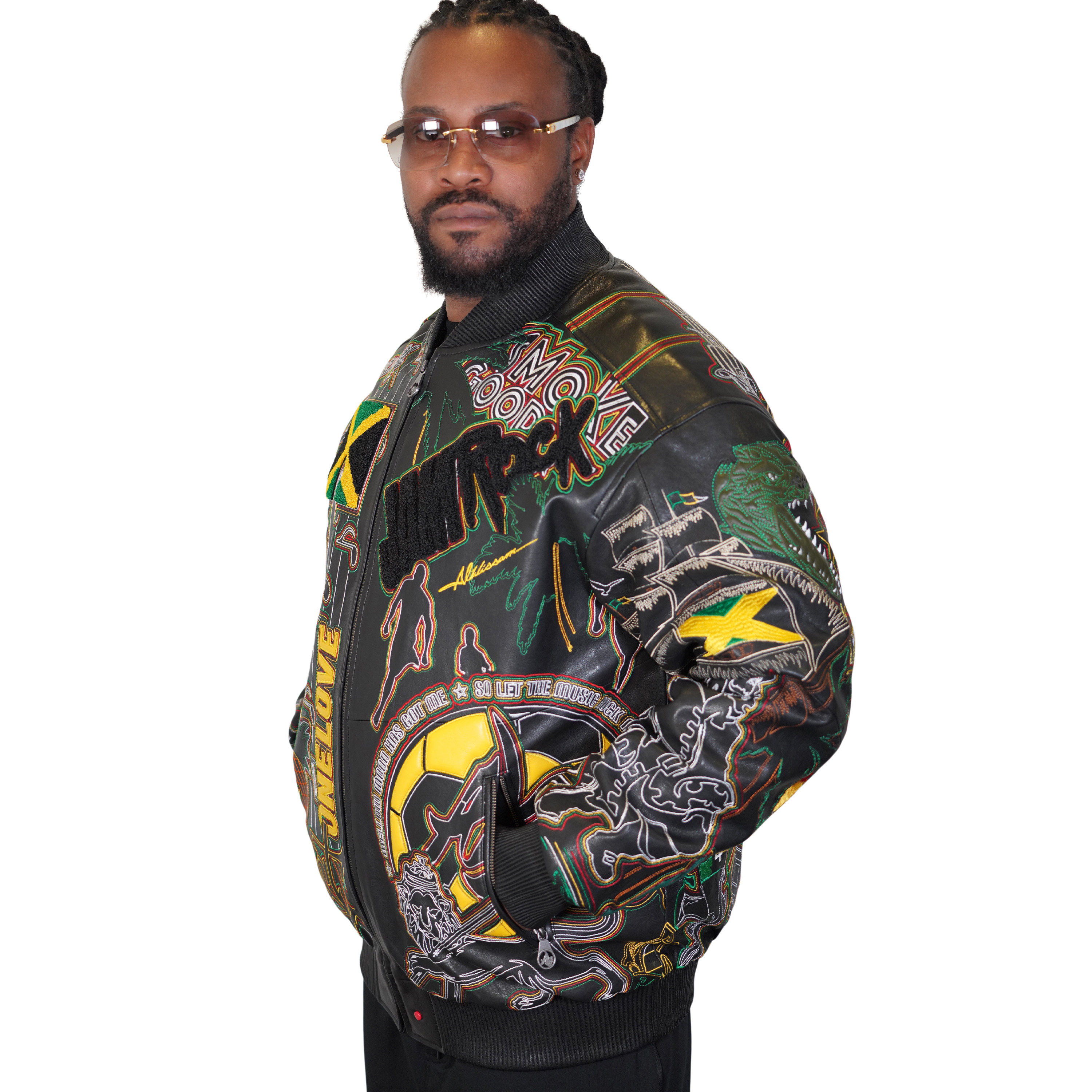 Jamaica Embroidered Bomber