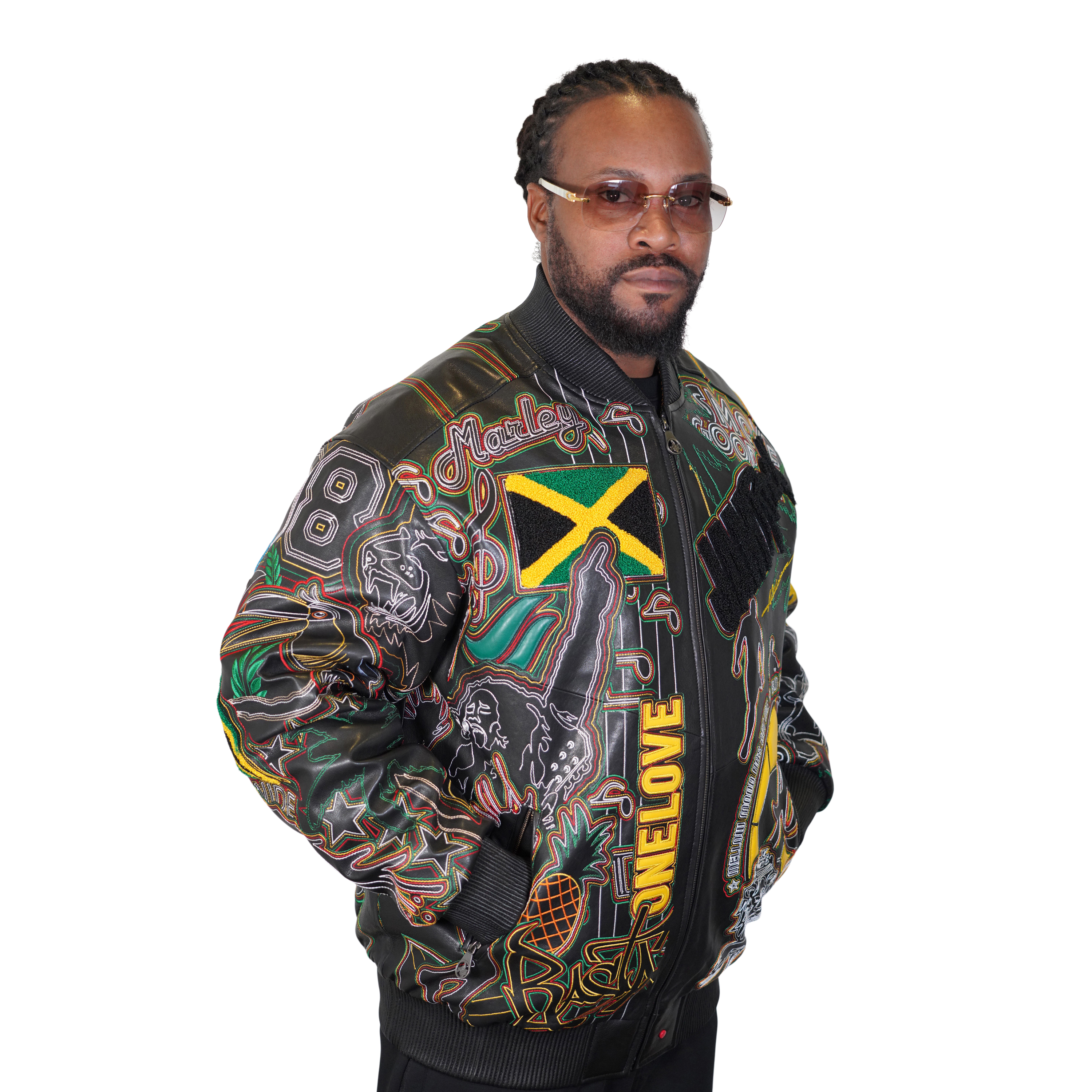 Jamaica Embroidered Bomber