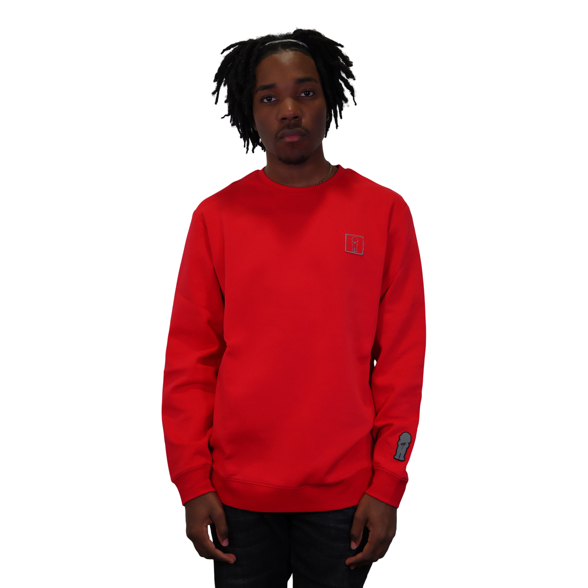 Patch Crewneck Sweatshirt