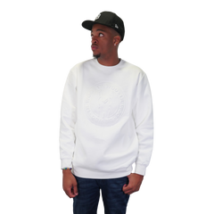 Embossed Crewneck Sweatshirt