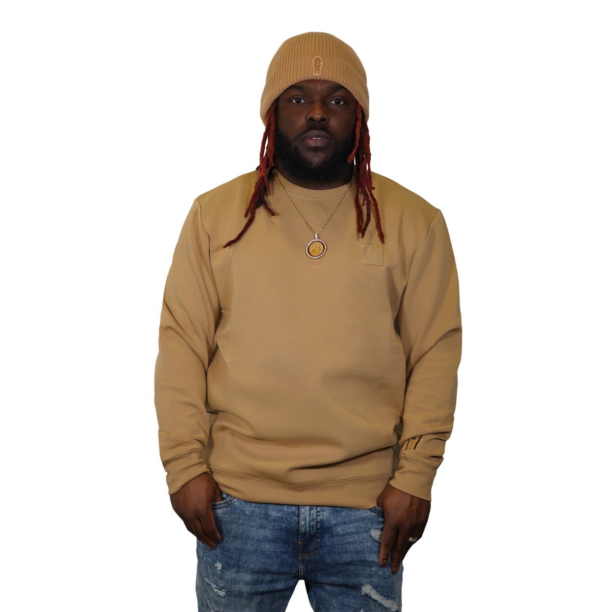 Patch Crewneck Sweatshirt