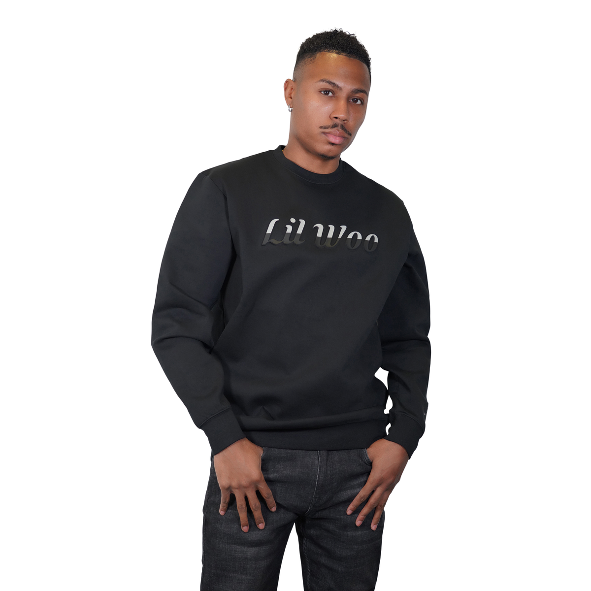 Lil Woo Font Crewneck Sweatshirt