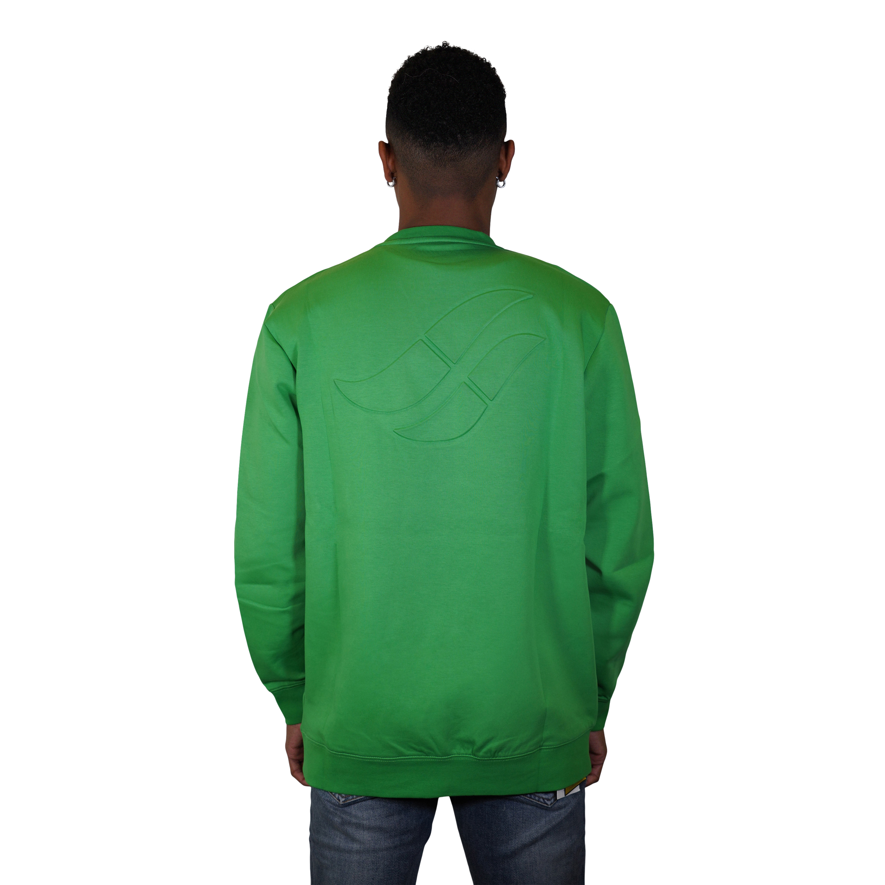 Embossed Crewneck Sweatshirt