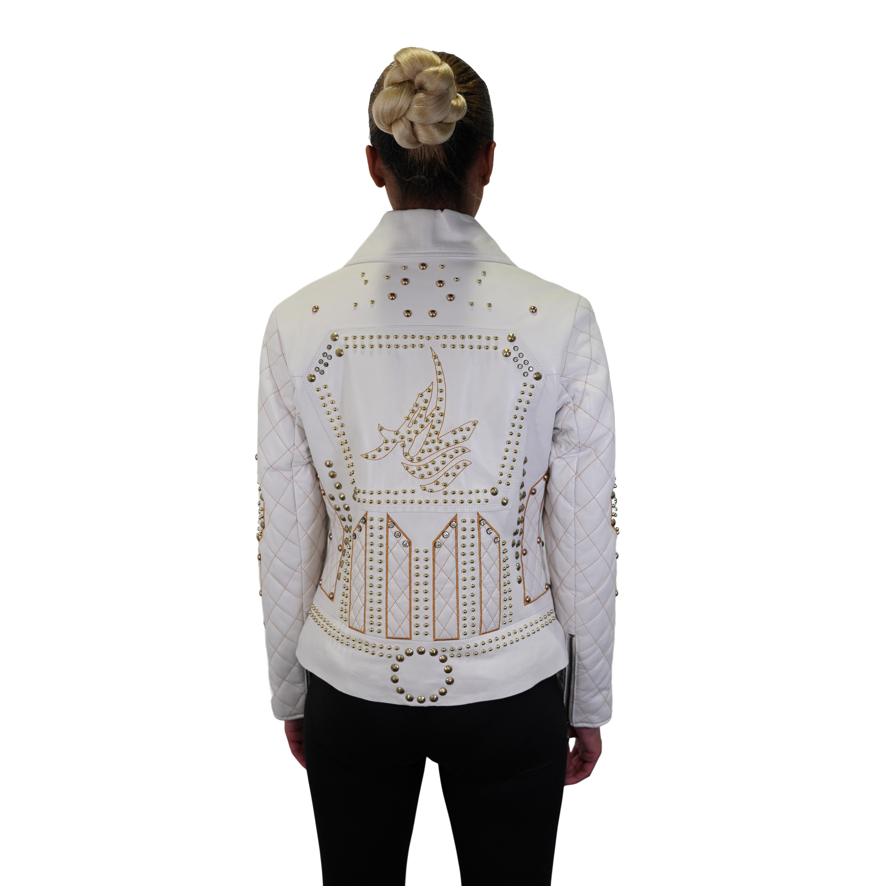 Golden Rebel Women's Biker Leather Jacket