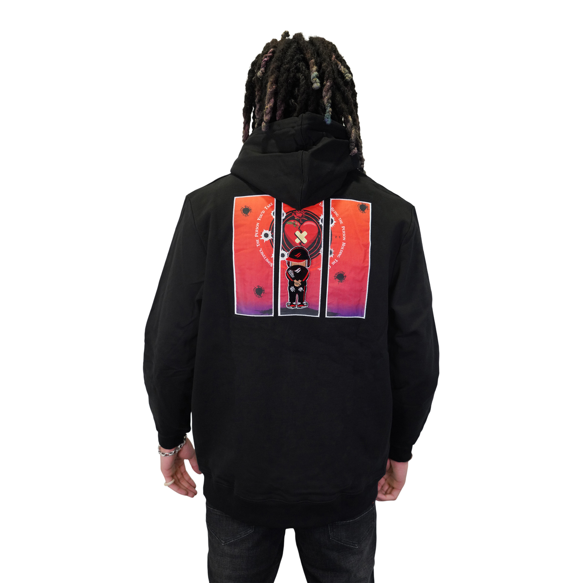 Broken Heart Zip Up Hoodie