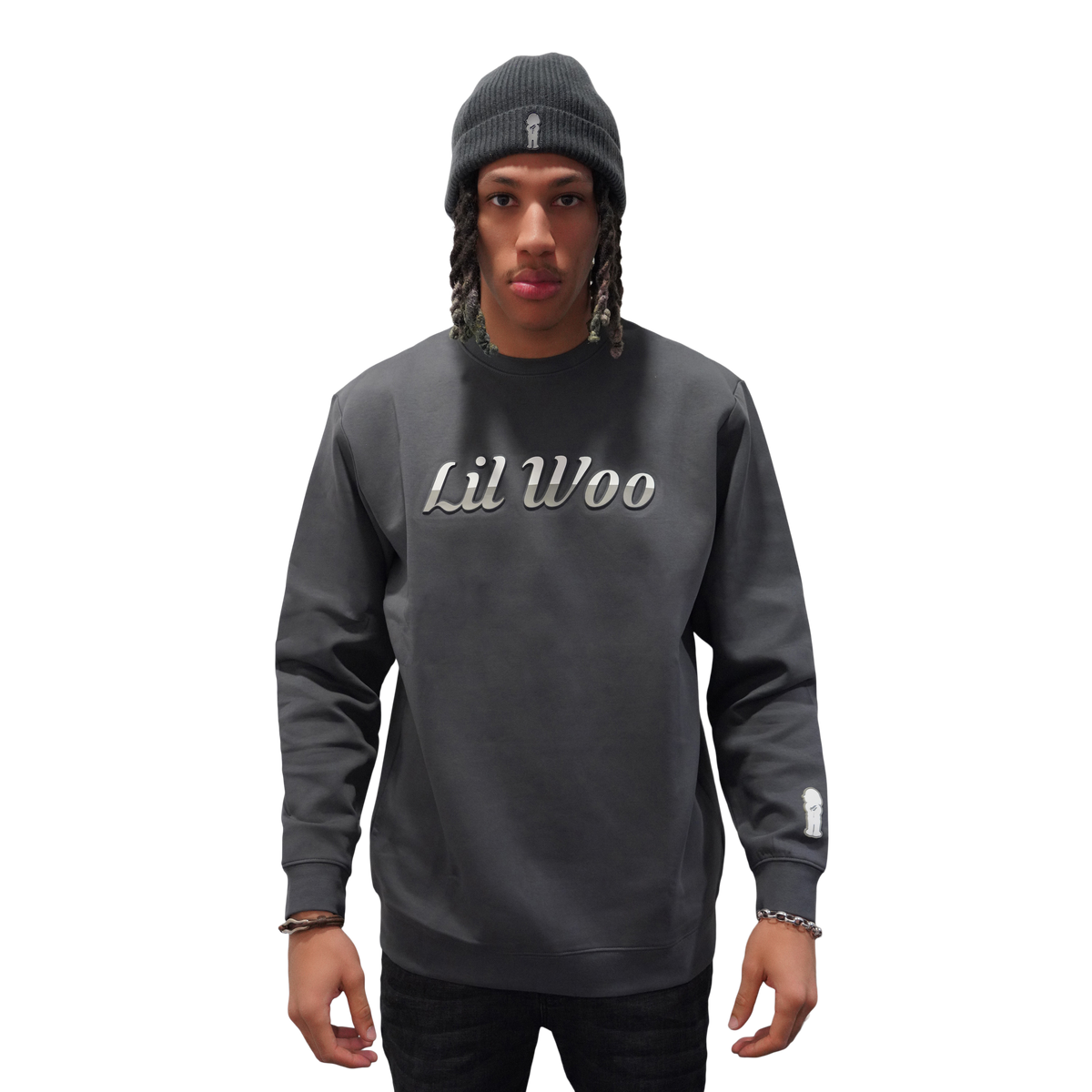 Lil Woo Font Crewneck Sweatshirt