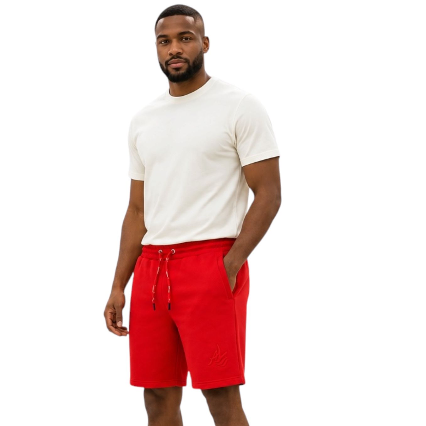 AL Embossed Shorts