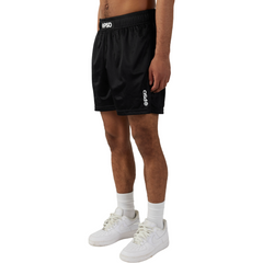 Black Active Solid Shorts