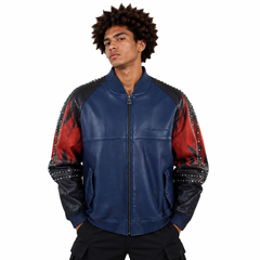 Artistry and Edge Hand-Painted Bomber