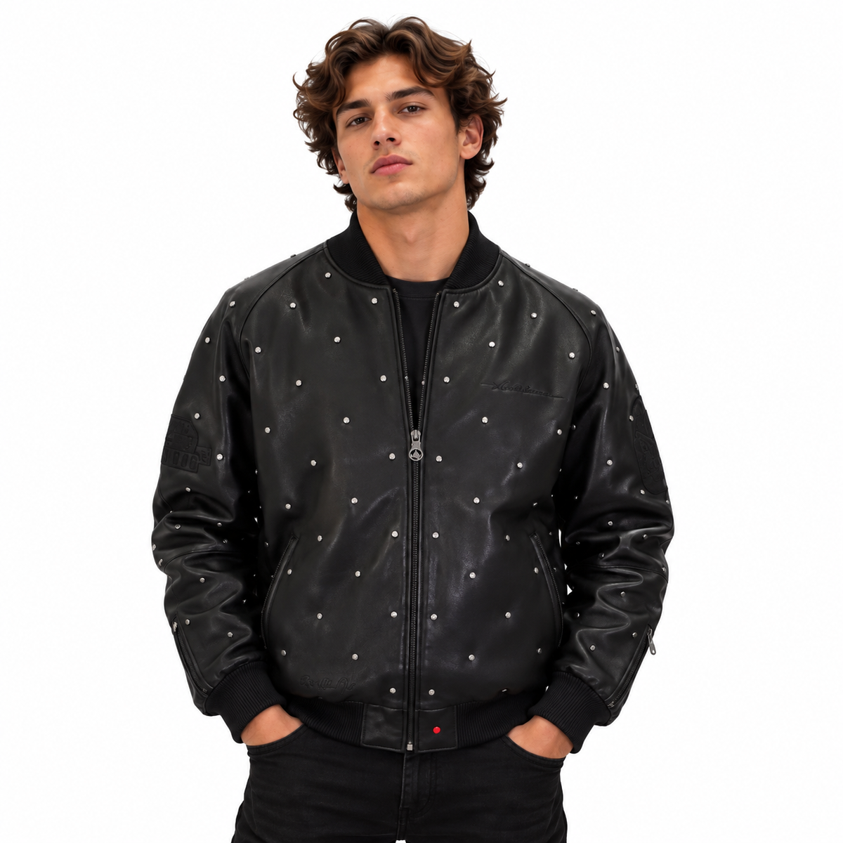 Bulldog Leather Bomber