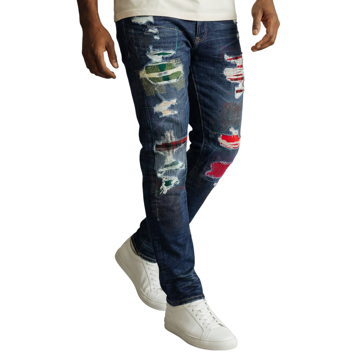 Barracuda Patchwork Destroyed Jean