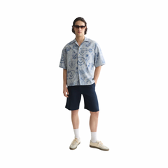 Scotch & Soda x Royal Deft Loose Short Sleeved Jacquard Shirt
