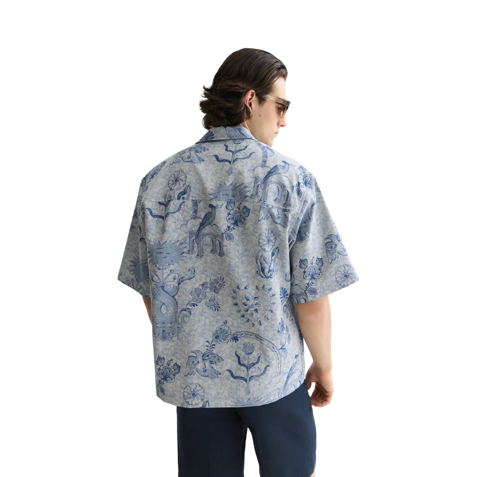 Scotch & Soda x Royal Deft Loose Short Sleeved Jacquard Shirt